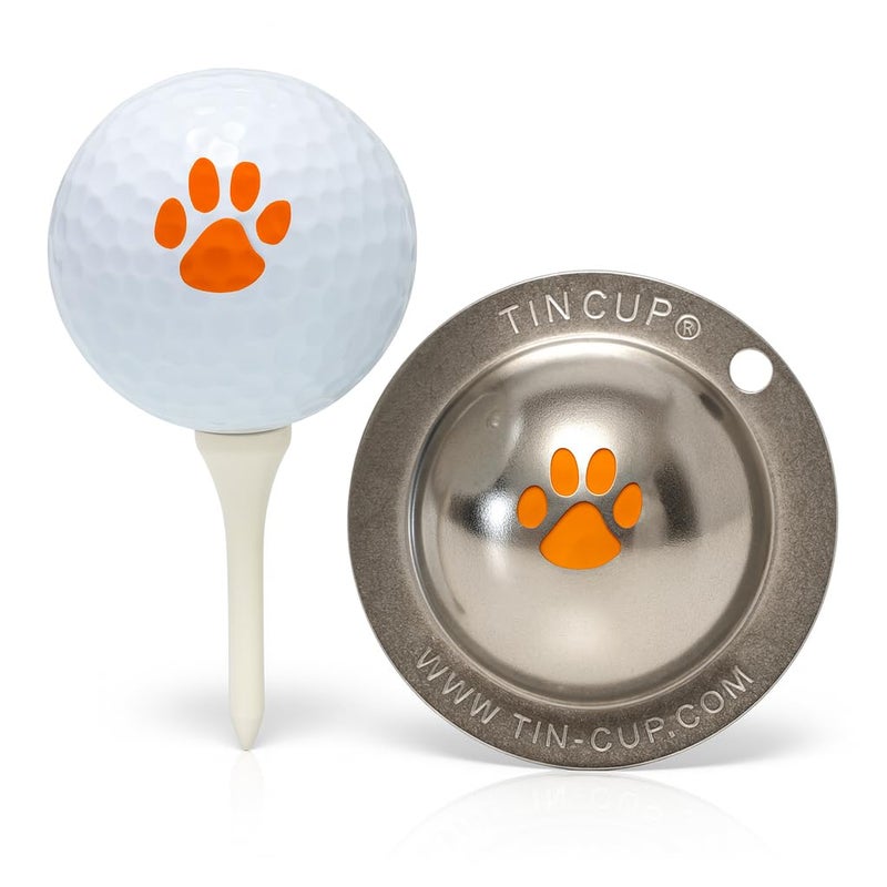 Tin Cup قالب علامة كرة الجولف من علبة - أداة تخصيص مميزة للاعبي الجولف - علامة كرة مصممة حسب الطلب - هدية ملحقات الجولف للرجال والنساء - مصنوعة في الولايات المتحدة (تريل بليزر) - Image 1